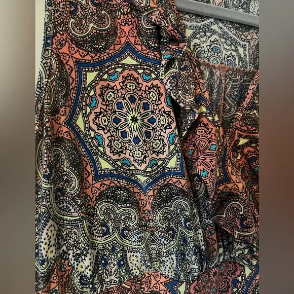 Nina Leonard Sleeveless Front Wrap Maxi Dress Women’s Size Large - Picture 9 of 16